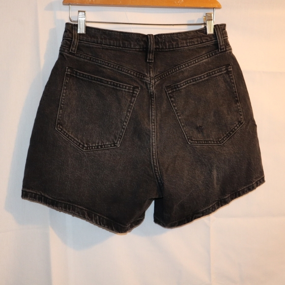 Abercrombie & Fitch High Rise Dad Short Black Size 28  NEW!! - Picture 4 of 8